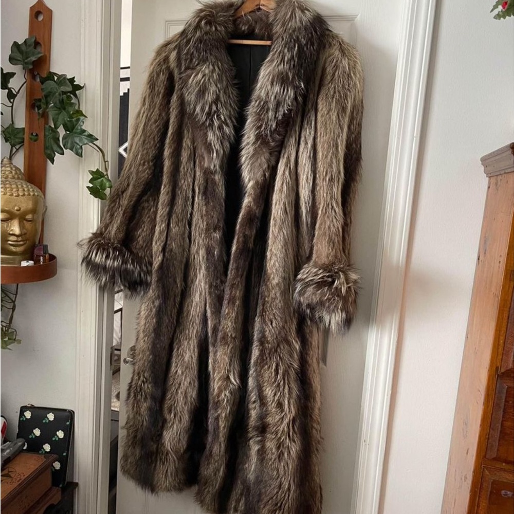 Raccoon and Fox coat